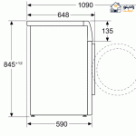 ماشین لباسشویی بوش مدل Bosch WGB25600GC
