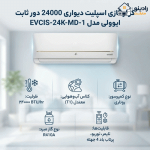 کولرگازی ایوولی 24000 مدل EVCIS - 24K-MD-1