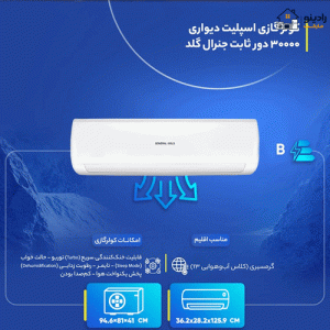 کولر گازی جنرال گلد 30000 مدل ویتالی GG-MS30VITALLY