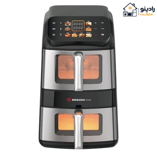 10.1 سرخ کن دوقلو بدون روغن مباشی مدل ME-AF1200