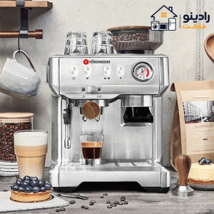 اسپرسوساز با آسیاب با چوب گرد و گاستروبک مدل 42624