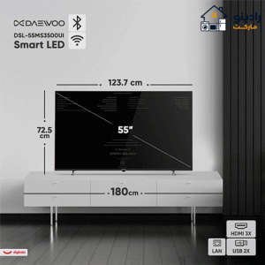 تلویزیون 55 اینچ ال ای دی هوشمند دوو مدل DSL-55MS3500UI