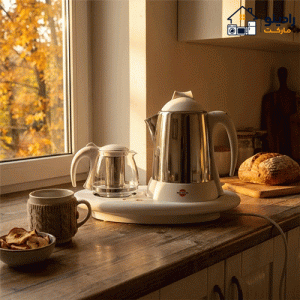 چای ساز صفحه ای پارس خزر مدل TM-3500SP کنار هم استیل